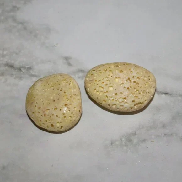 HAND CRAFTED 2 Lemongrass Aroma Stones Aromatherapy Essential Oil Diffuser Pair - Picture 2 of 14